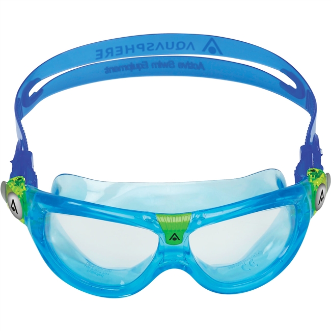 Aquasphere Seal Kids 2 Junior Swimming Goggles. (Turquoise/Blue/Lens/Clear)