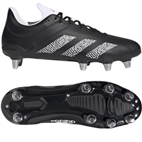 Adidas Kakari Soft Ground Adult Rugby Boots. (Core Black/Cloud White/Solar Red)