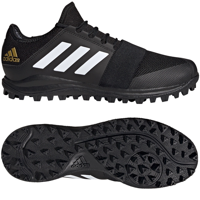 Adidas Men's DIVOX 1.9S Field Hockey Shoes. (Black)
