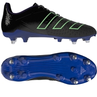 Adidas Malice Elite Soft Ground Adult Rugby Boots. (Core Black/Core Black/Team Shock Pink)