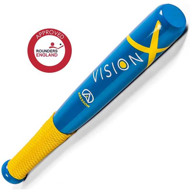 Aresson Vision X Rounders Bat. (Blue)