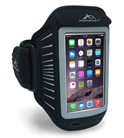 Armpocket Racer Armband. (Black/Silver)