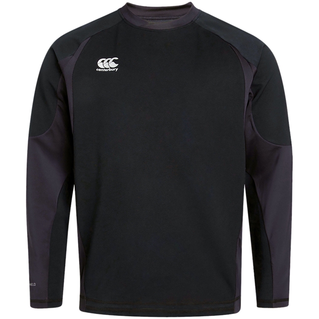 Canterbury Vaposhield Men's Tech Drill Top. (Black)