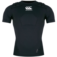 Canterbury Adult Unisex CCC Pro Protection Vest. (Black/White/Silver)