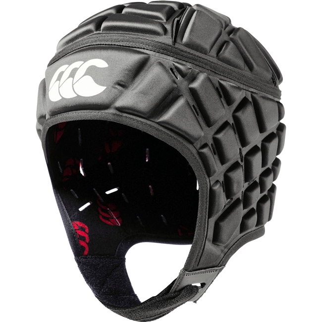 Canterbury Raze Rugby Headguard. (Black/True Red)