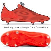 Canterbury Speed Team Junior Soft Ground Rugby Boots. (Oxy Fire/Stormy Weather)