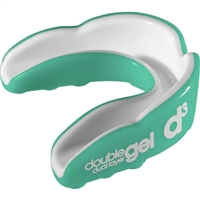 D3 Double Gel Youth Mouth Guard. (Mint/White)