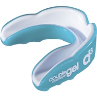 D3 Double Gel Youth Mouth Guard. (Sky/White)