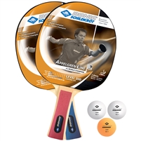 Donic-Schildkroet Appelgren 300 Table Tennis Bat & Ball Set.