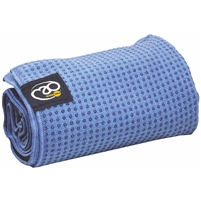 Fitness Mad Grip Dot Yoga Mat Towel. (Sky Blue)