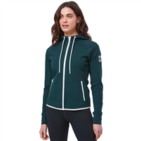 Gym+Coffee Women's Chill Zip Hoodie. (Moss Green)