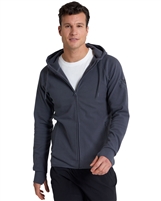 Gym+Coffee Men's Chill Full Zip Hoodie. (Orbit Grey)