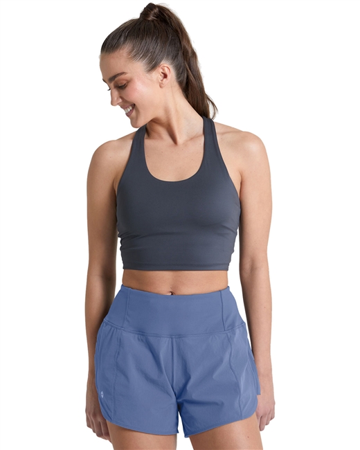 Gym+Coffee Women's Relentless Shorts. (Thunder Blue)