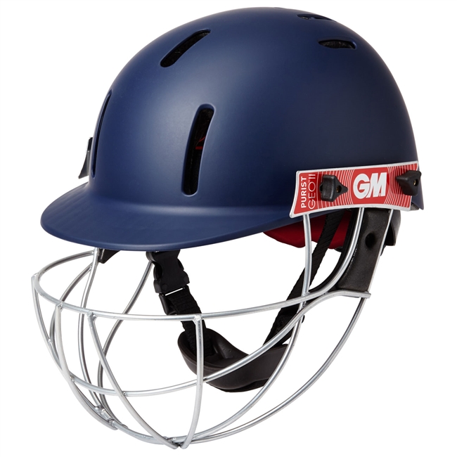 Gunn and Moore Purist Geo II Cricket Helmet (Navy)