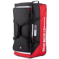Gray-Nicolls Team 150 Wheelie Cricket Bag. (Black/Red)
