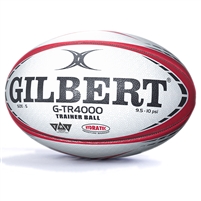 Gilbert TR4000 Rugby Training Ball. (Red/Black/White)