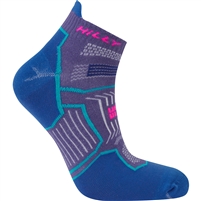 Hilly Twin Skin Socklet Med. (Grape/Blue)
