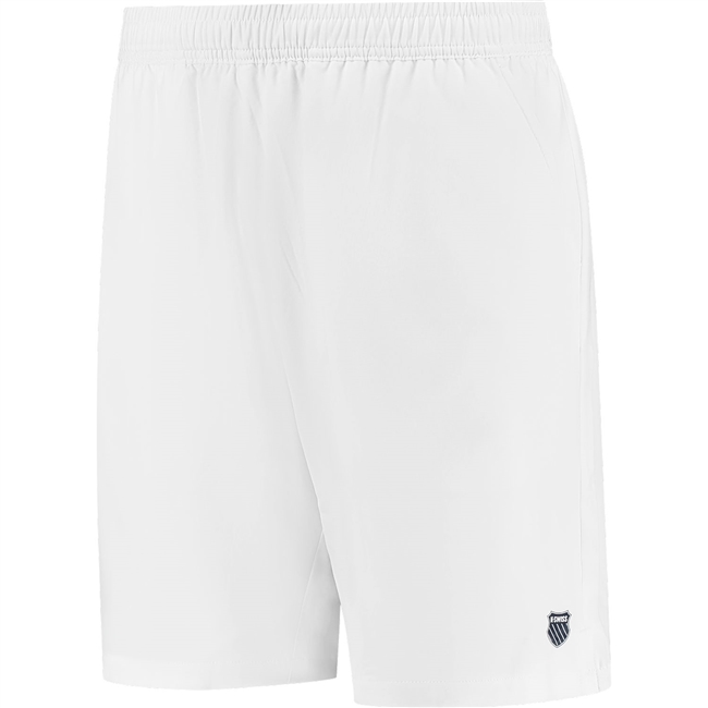 K-Swiss Hypercourt 7 Inch Men's Tennis Shorts. (White)