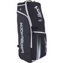 Kookaburra WD4000 Wheelie Duffle Cricket Bag. (Black/Grey)
