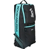 Kookaburra WD6000 Junior Wheelie Duffle Bag. (Black/Teal)