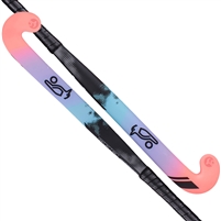 Kookaburra Risk LBow Hockey Stick. (Blue/Pink)