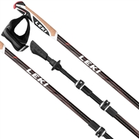 Leki Traveller Carbon Nordic Walking  Pole. (3 Piece)