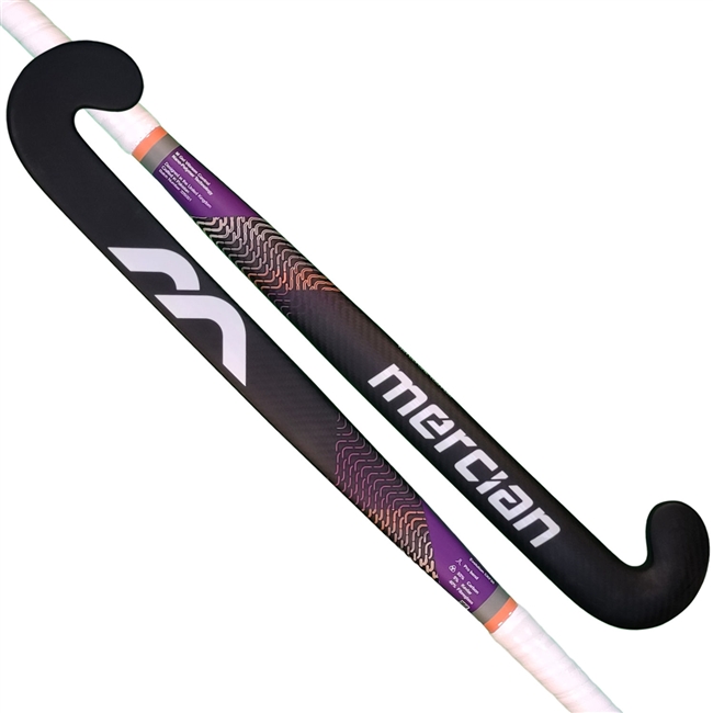 Mercian Evolution CKF55 Pro Hockey Stick. (Smoked Carbon/Electric Purple)