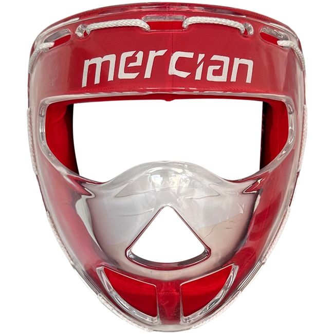 Mercian Evolution Hockey Face Mask. (Red)