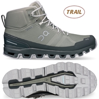 On Cloudrock Waterproof Men's Speed-Hiking Shoe. (Kelp/Lead)
