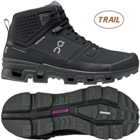 On Cloudrock 2 Waterproof Men's Trail Hiking Shoe. (Black/Eclipse)