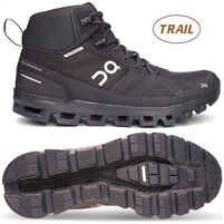 On Cloudrock Waterproof Women's Speed-Hiking Trail Shoe. (All Black)