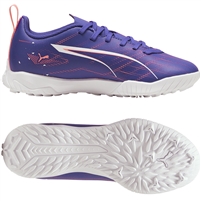 Puma Ultra 5 Play TT Junior Football Boots. (Lapis Lazuli/Puma White/Sunset Glow)