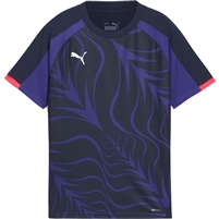 Puma Individual Final Graphic Football Jersey Youth. (Lapis Lazuli/Black)