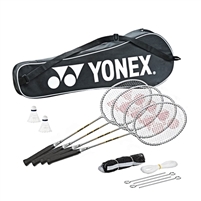 Yonex 4 Racket Badminton Set. (Steel)