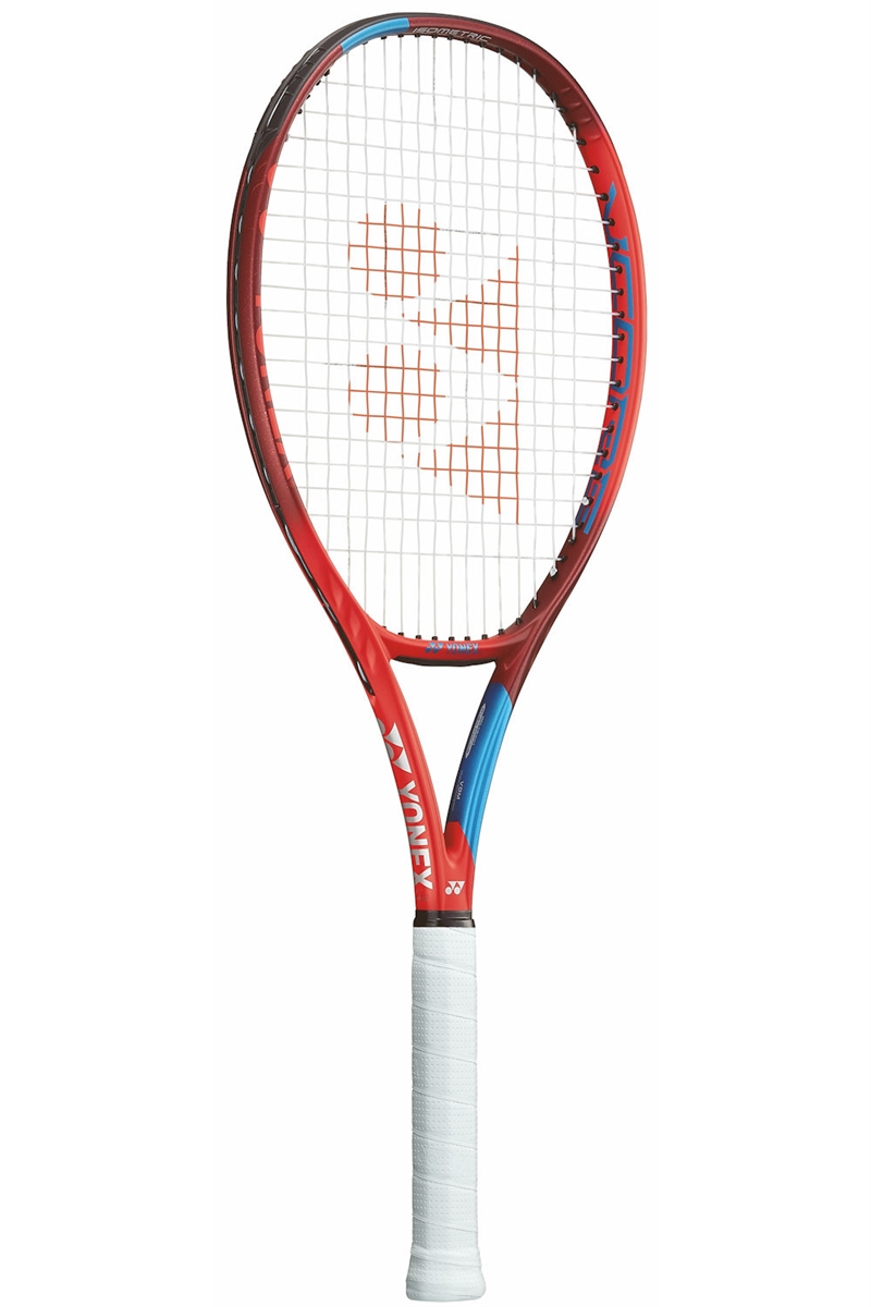 Yonex V Core 100L Tennis Racket. (Tango Red)