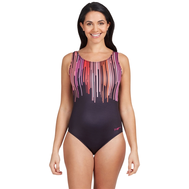 Zoggs Morocco Print Women's Scoopback One Piece Swimsuit. (Morocco Print)