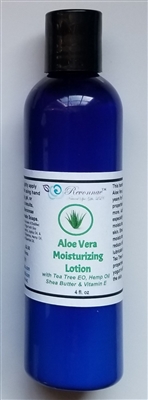 Aloe Vera Moisturizing Lotion with Tea Tree & Hemp Oil