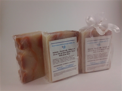 Cedarwood Cypress & Berries     Shea Butter & Olive Oil CP Soap