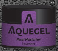 Lavender Sleep Easy Nasal Moisturizer -  Aquegel 0.5 fl oz. container