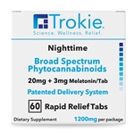 Trokie 20mg 60 count with Melatonin Night Time Formula
