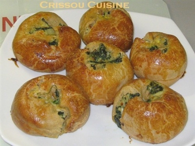 Spinach Onion Garlic Potato Knish