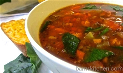 Vegetable Minestrone Soup (24oz)