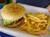 Garden Burger with Fries (V)