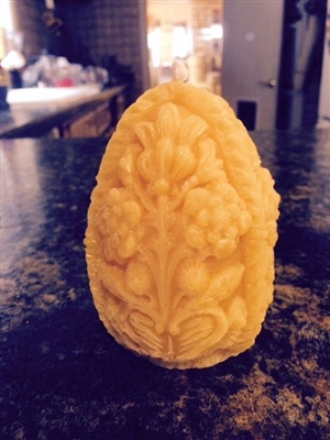 Ornate Beeswax Egg