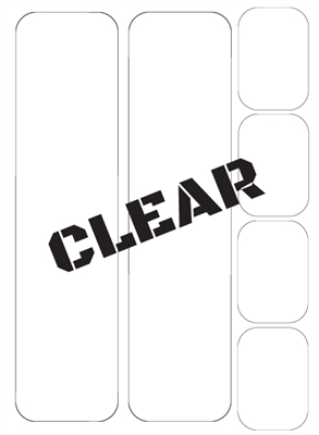 Frame Protection Kit, Clear