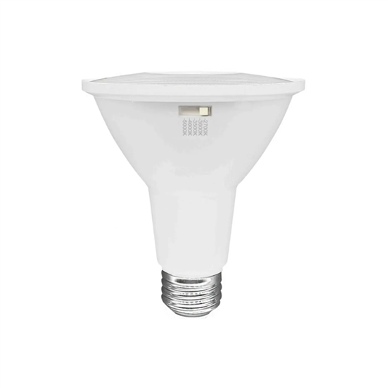 Halco, LED PAR30 Bulb, 10 Watt, E26 Base, CCT-Selectable, Frosted Lens, Triac Dimmable, 120V | 10PAR30-FL-LED-9CS-D-T20 -View Product