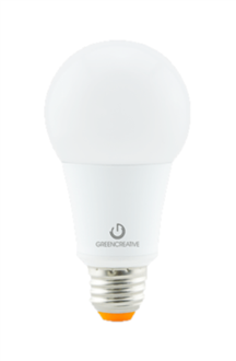 Green Creative, 11 Watt, A19 Bulb, E26 Base, Enclosed 120V Dimmable, Replaces 75 Watt- View Product