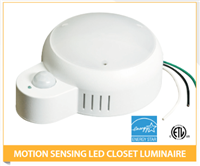 EPCO Closet Luminaire with Motion Sensor, 7 Watt - View Product