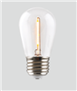 Green Creative Filament LED S14 Bulb | 1W, E26 Base, 2700K | 1FS14/827/R