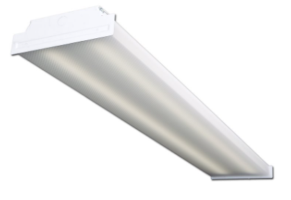 Saylite LED T8 Lamp Ready Fixture 9"x24â€ 2 Light Wraparound -View Product